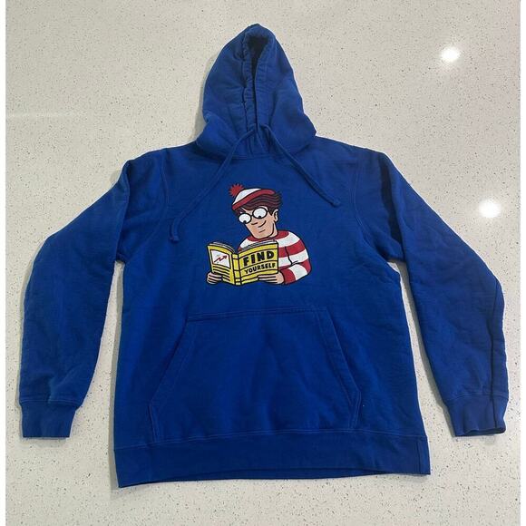 Port and Company Other - Where's Waldo Pullover Hoodie, Sweatshirt or Long Sleeve Tee Size Medium
